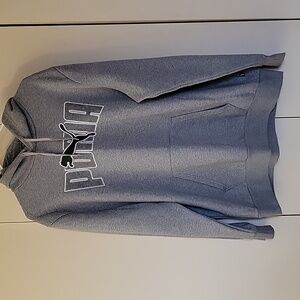 Puma Men's Heather Gray Hoodie